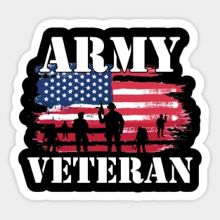 Army Veteran Sticker